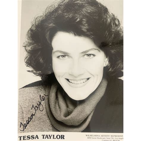 Tessa Taylor signed photo