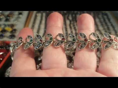 украшение из капельного серебра с марказитами. - YouTube