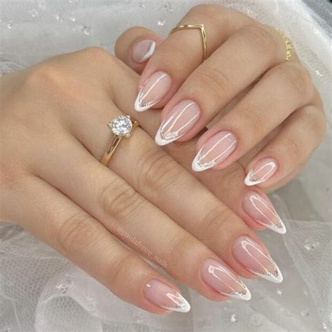 Unhas Decoradas Francesinha Branca Noiva - Unhas decoradas para noiva: fotos com inspirações impecáveis para ...