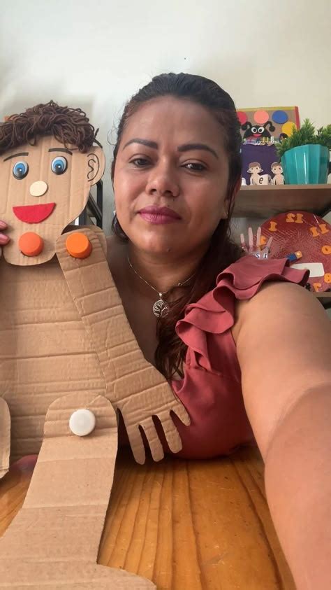 Corpo Humano De Papelão - MOLDE - BONECO DE PAPELÃO - TRABALHANDO AS PARTES DO CORPO em 2025 ...