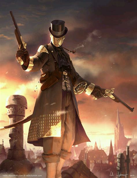 Steampunk Character Drawings
