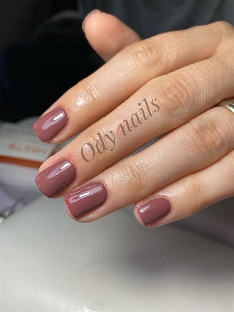 Nude nails | Dusty pink nails, Mauve nails, Plum nails