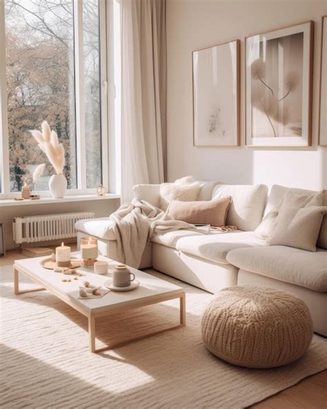 Premium AI Image | Scandinavian style living room