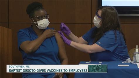 First Baptist DeSoto Hospital workers receive COVID-19 vaccine | localmemphis.com