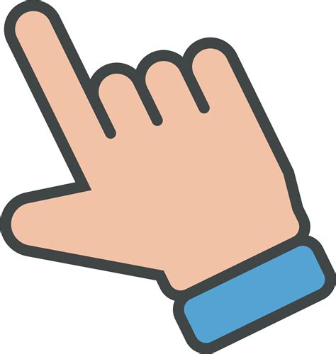 Hand cursor icon clip art 21996818 PNG