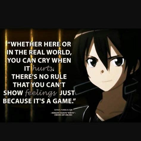 14 Sao quotes ideas | sao quotes, sword art online, sword art