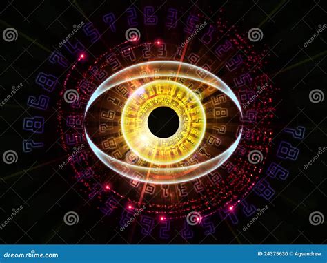 digital eye stock illustration illustration  vision