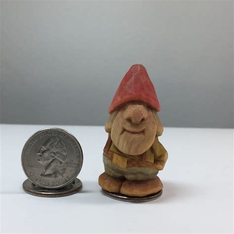 Hand Carved Gnomes - Etsy