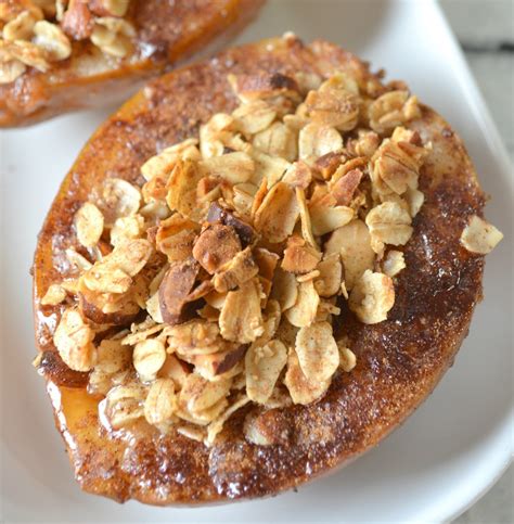 Cinnamon Sugar Baked Pears with Granola | Sweatpeas Kitchen