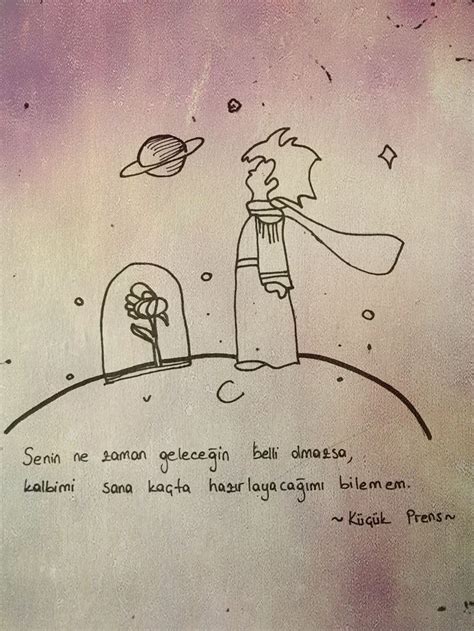 Küçük prens #küçükprens #littleprince | Çizimler, Çizim fikirleri, Çizim