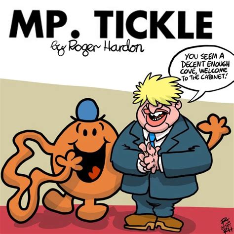 Separated At Birth: Boris Johnson, Mr Tickle Cartoon & Private Eye