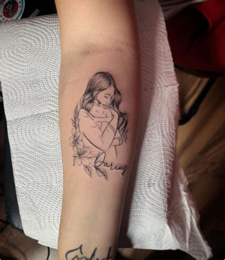 60 Beautiful Mother And Son Tattoos With Meaningful Representations ...