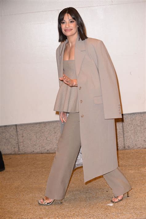 Lea Michele - Arrives at CBS Morning Show in NYC 05/02/2023 • CelebMafia