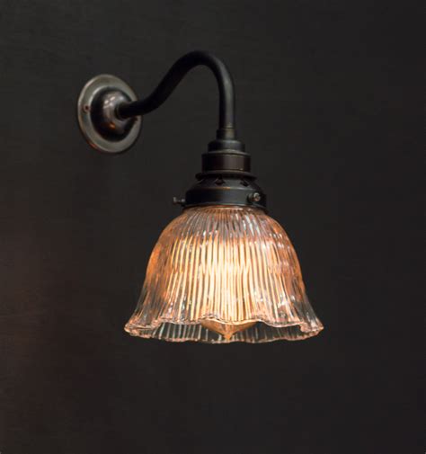 Glass Fluted Shade Coventry - Vintage Industries