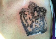 44 Heart Shaped Ribbon Tattoo ideas | ribbon tattoos, tattoos, heart shapes