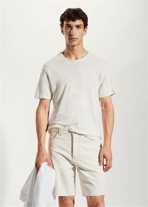 men linen t shirt 2