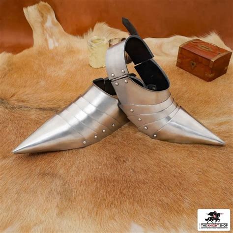 14th-15th C. Knight Sabatons 18g