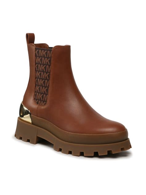 MICHAEL Michael Kors Gležnjarji Chelsea Rowan Bootie 40F3RWFE7L Rjava ...