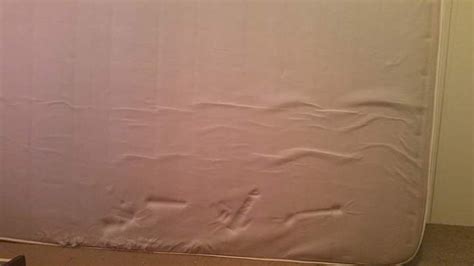 Friend moving her mattress today. Guess you can tell what was stored ...