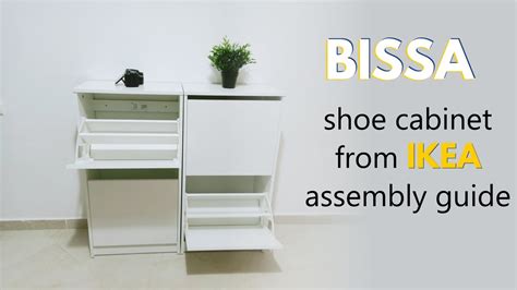 BISSA shoe cabinet from IKEA - assembly guide - th3 blogger - YouTube