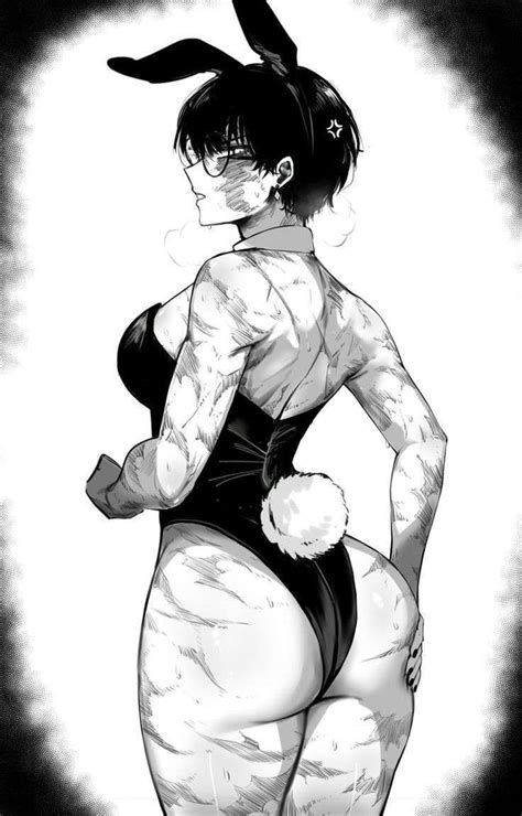 Rule 34 - 1girls 2d annoyed big ass big breasts black and white