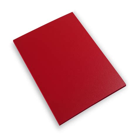 red palight foamed pvc sheet  matt finish plastic stockist