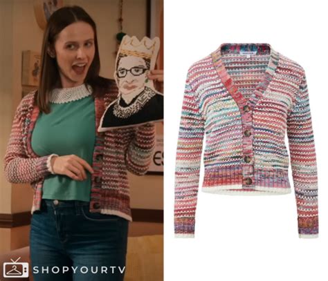 sex lives  college girls season  kimberlys multicolor cardigan