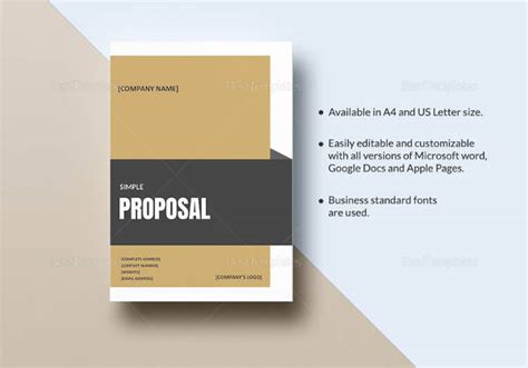 sample formal proposals   ms word pages excel