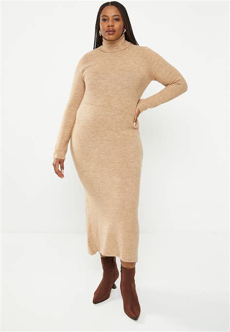 Plus dress selene - brown MANGO Dresses | Superbalist.com