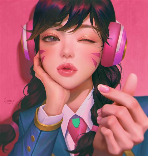 ArtStation - Dva, c home | Overwatch fan art, D.va fanart, D.va overwatch