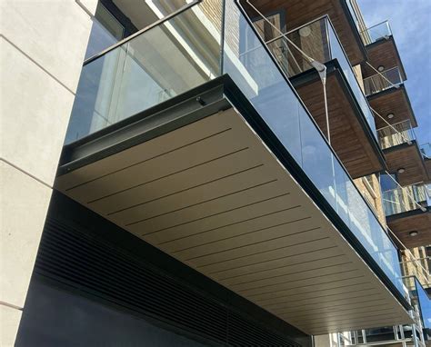 aliclad aluminium flow balcony soffit drainage cladding board mm
