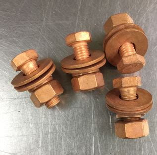 Copper Bolts and Nuts | Cu alloy 110 Fasteners/ Stud Bolt manufacturer