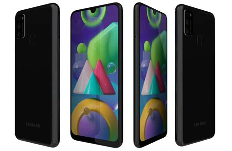 Samsung Galaxy M21 Raven Black - 3D Model by Rever_Art