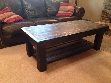 DIY Rustic Coffee Table