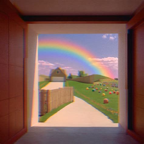 dreamcore dreamcore room  rainbow backrooms icon fever dream