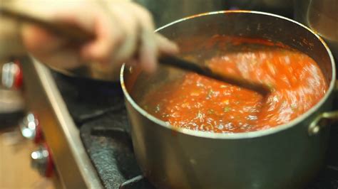 Chef Stirring Sauce In Kitchen Stock Footage SBV-301412763 - Storyblocks