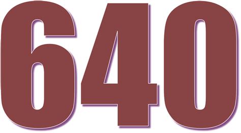 О числе 640 – шестьсот сорок, математические свойства, перевод ...