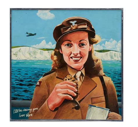 At Auction: Playboy | David Dragon Vera Lynn Painting