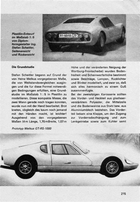 Rennwagen RS 1000 - Die Formel 1 des Ostens