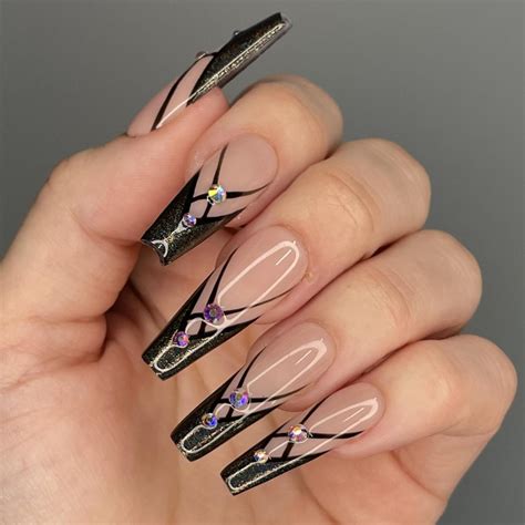 nail art designs  lines  stunning swirl nail art design ideas