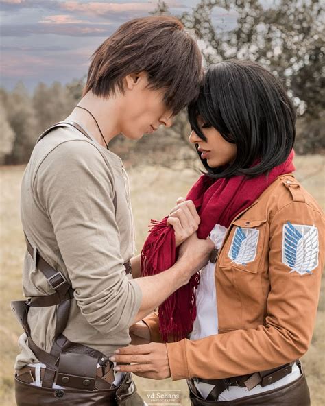 mikasa  eren cosplay