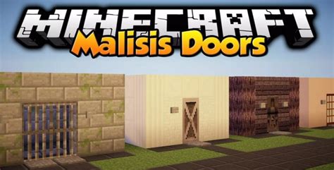 Скачать Malisis Doors — мод на двери 1.13.2, 1.12.2, 1.7.10 / Моды для Minecraft / Mod-MC