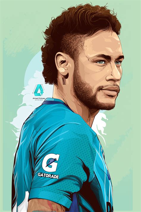 Desenho Do Neymar Fácil - Desenho Para Desenhar Do Neymar - RETOEDU