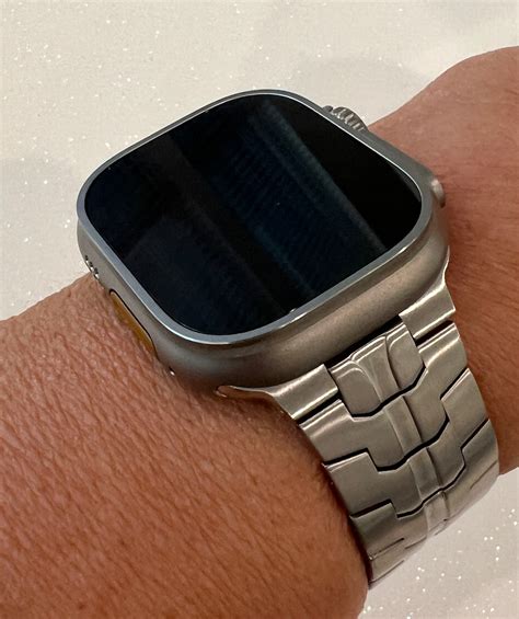 Apple Watch Band 49mm Ultra Titanium Steel Silver Mens Apple - Etsy