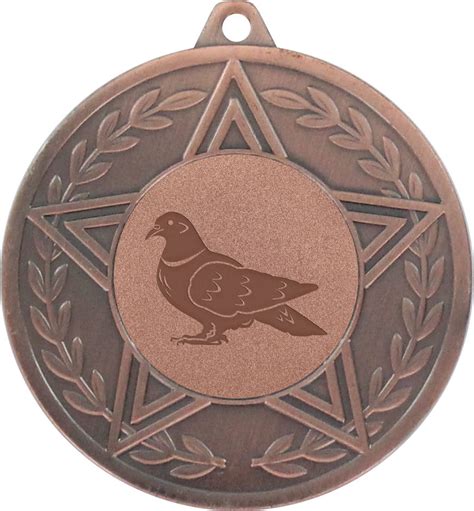 Sirius Pigeon Medal Bronze 50mm (2")