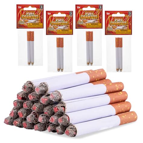 Amazon.com: Playbees Fake Puff Cigarettes That Blow Smoke - 8 Pack - 3.
