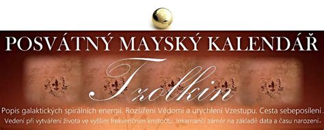 Posvátný Mayský kalendář