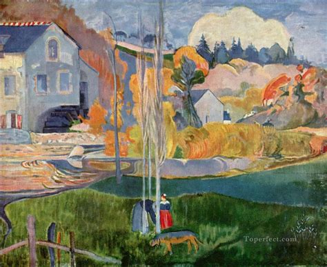Breton Landscape The Moulin David Post Impressionism Primitivism Paul ...
