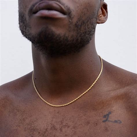 gold rope chain mm gold chains  men gold rope chains chains