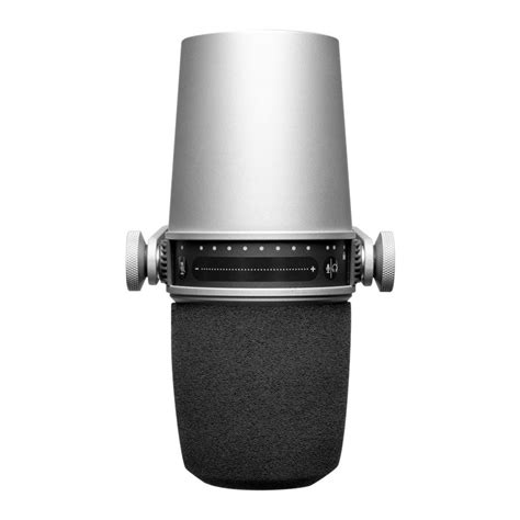 Shure Motiv MV7 USB/XLR Dynamic Podcast Microphone - Silver - SHR-MV7-S ...